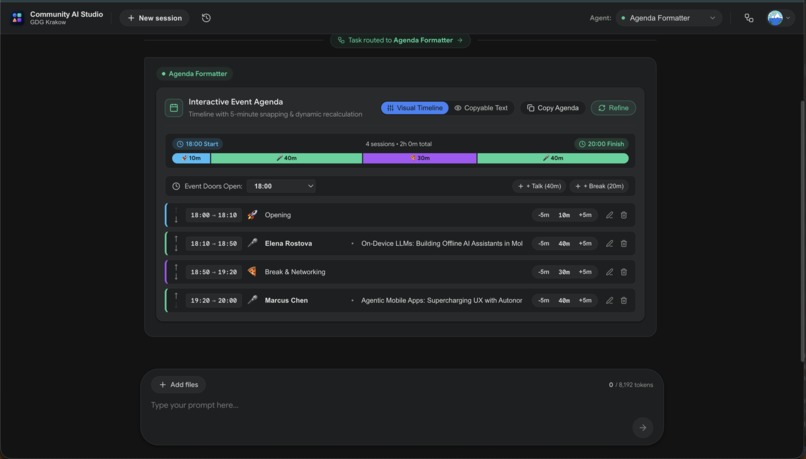 Community AI Studio – screenshot 2