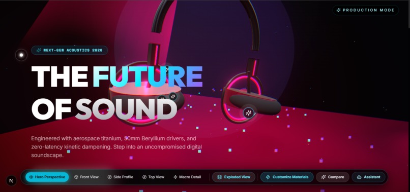 Aura Zero - 3D Web – screenshot 1