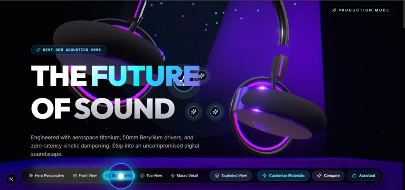Aura Zero - 3D Web – screenshot 3