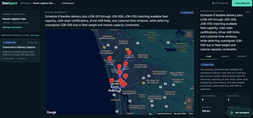 GeoAgent  – screenshot 1