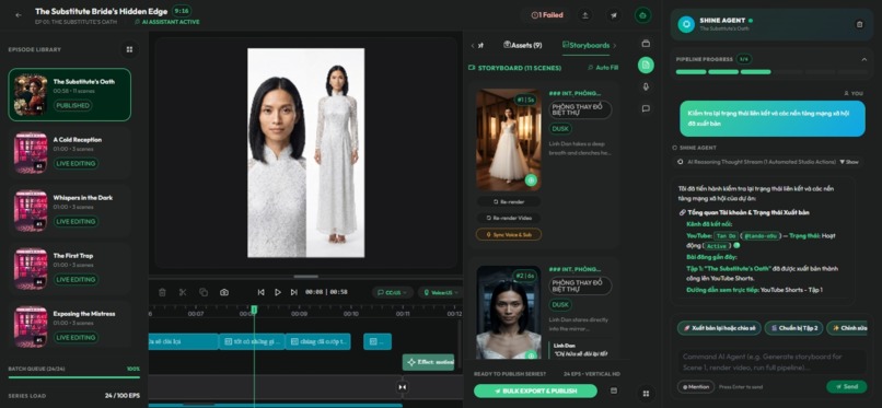 Shine - AI Micro-Drama Video Studio – screenshot 9