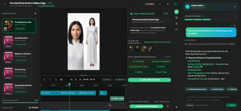 Shine - AI Micro-Drama Video Studio – screenshot 7