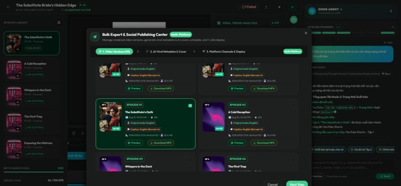 Shine - AI Micro-Drama Video Studio – screenshot 11