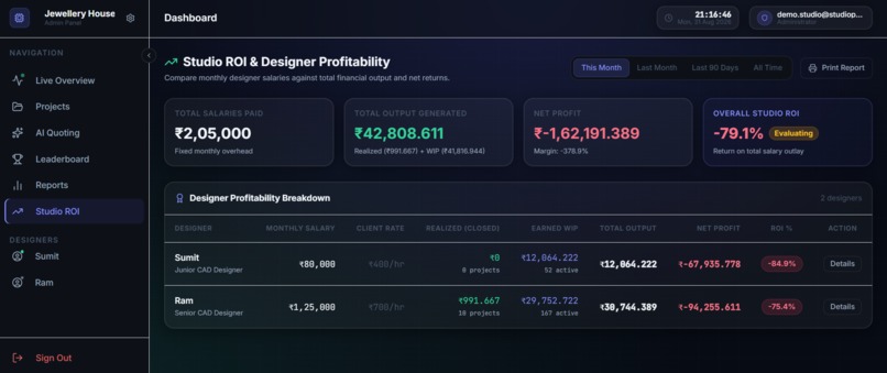StudioPulse AI — Autonomous CAD Intelligence – screenshot 4