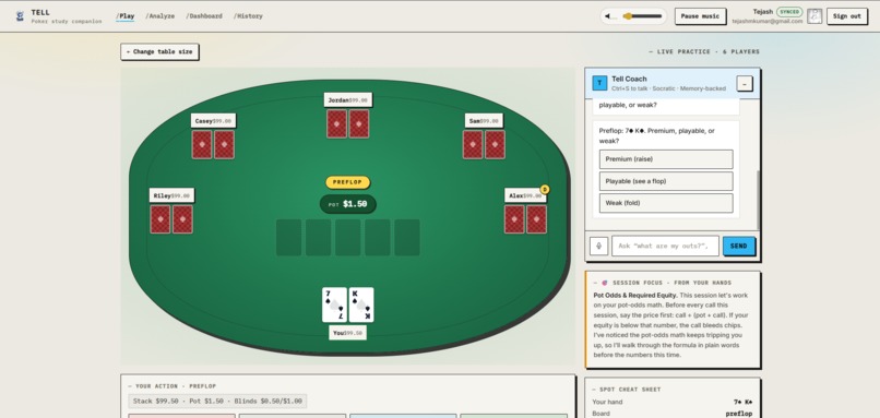 Tell – screenshot 2