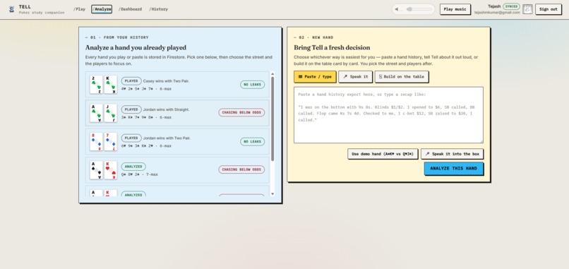 Tell – screenshot 3