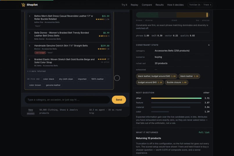Shopilot — AI Conversational Shopping Agent – screenshot 2