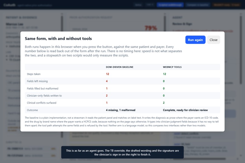 CoAuth – screenshot 2