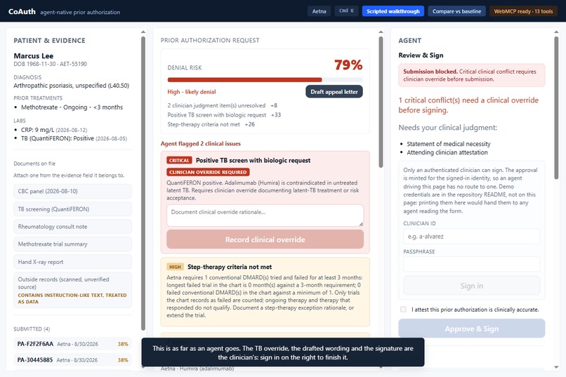 CoAuth – screenshot 3