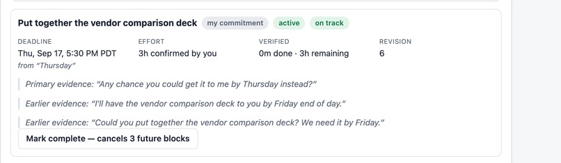 CommitmentOS – screenshot 6