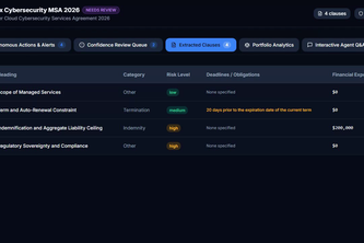 LexiParse - Autonomous AI Contract Analyst &Workflow Auditor