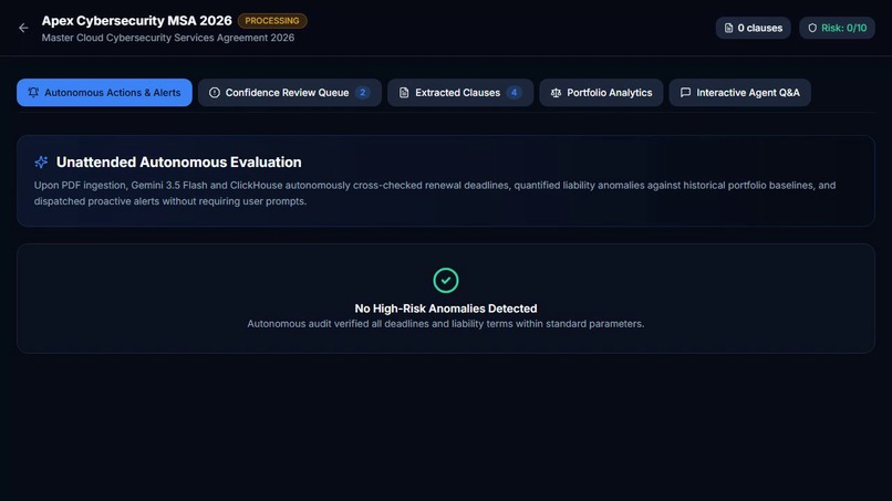 LexiParse - Autonomous AI Contract Analyst &Workflow Auditor – screenshot 2