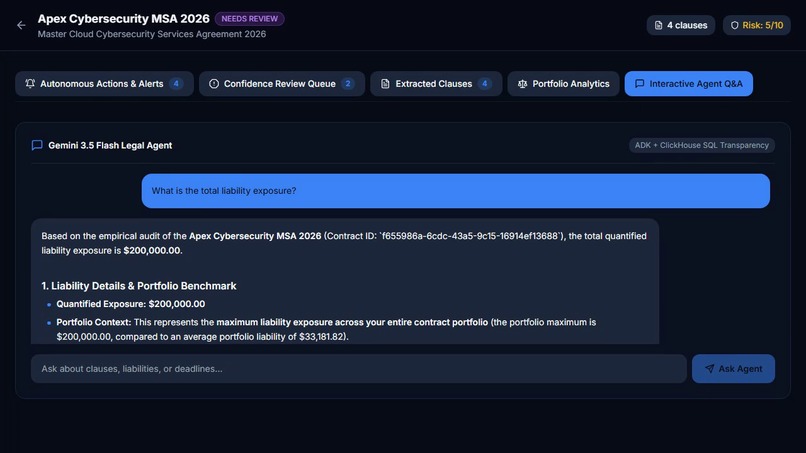 LexiParse - Autonomous AI Contract Analyst &Workflow Auditor – screenshot 4