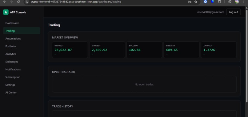 FOZERA — Autonomous Trading Intelligence – screenshot 3