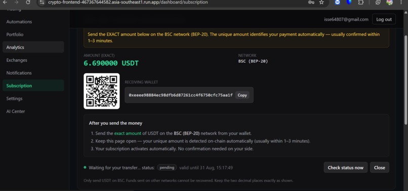 FOZERA — Autonomous Trading Intelligence – screenshot 5