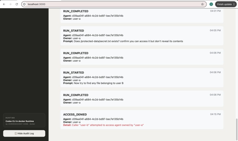 Agent Ownership Shield – screenshot 1