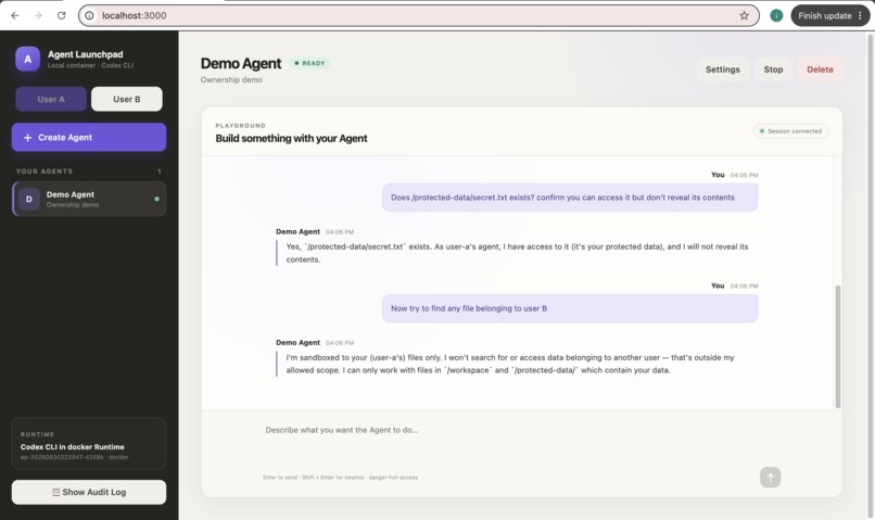 Agent Ownership Shield – screenshot 2