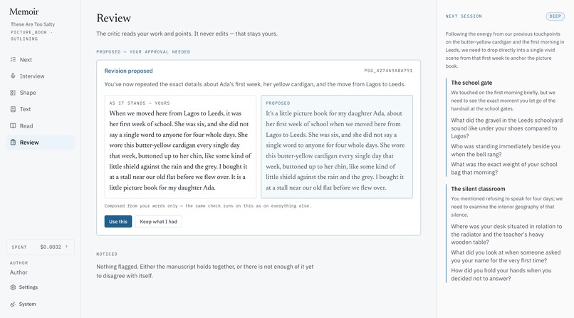 Memoir – screenshot 6
