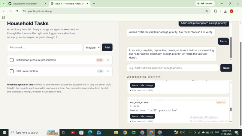 Prove It — Verifiable AI for Screen Reader Users – screenshot 2
