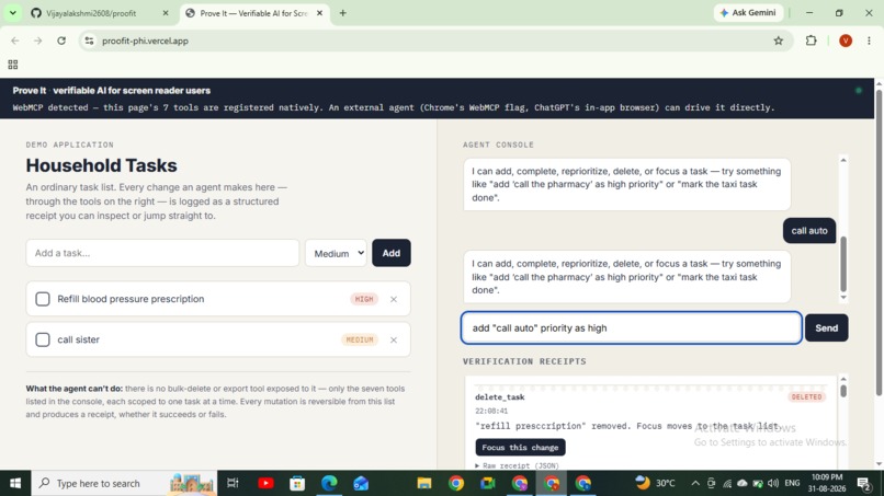 Prove It — Verifiable AI for Screen Reader Users – screenshot 9