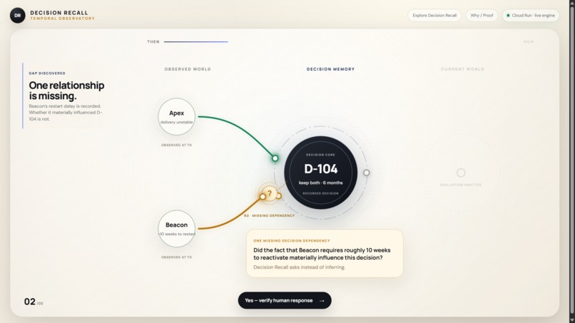 Decision Recall – screenshot 4