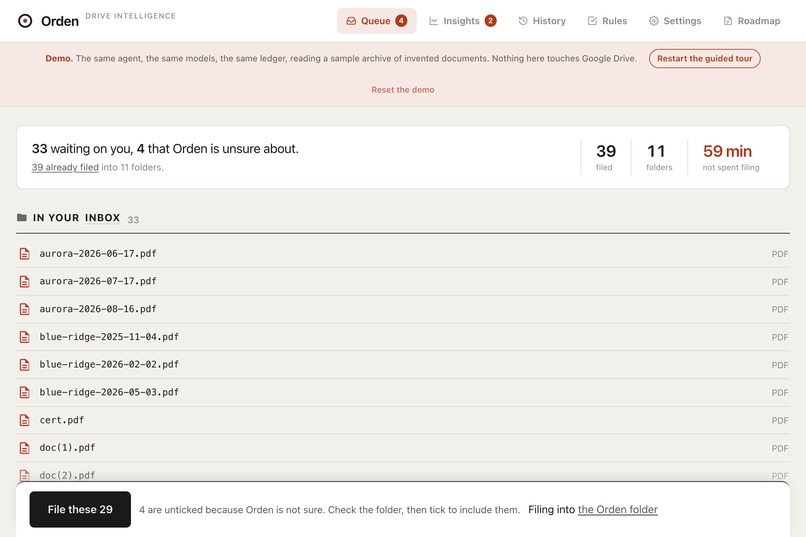Orden: Drive intelligence – screenshot 5