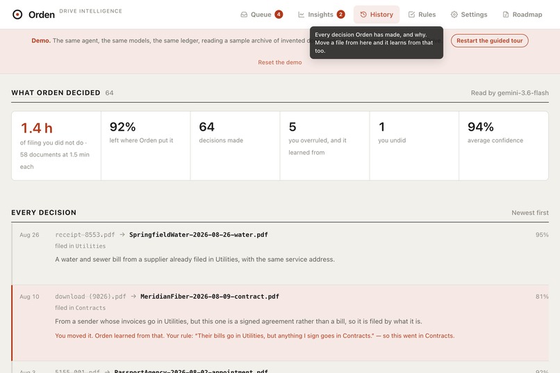 Orden: Drive intelligence – screenshot 11