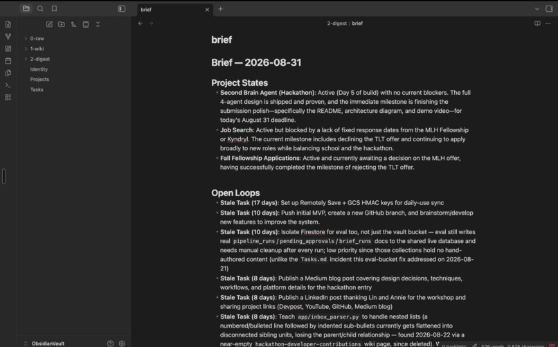 Second Brain – screenshot 3