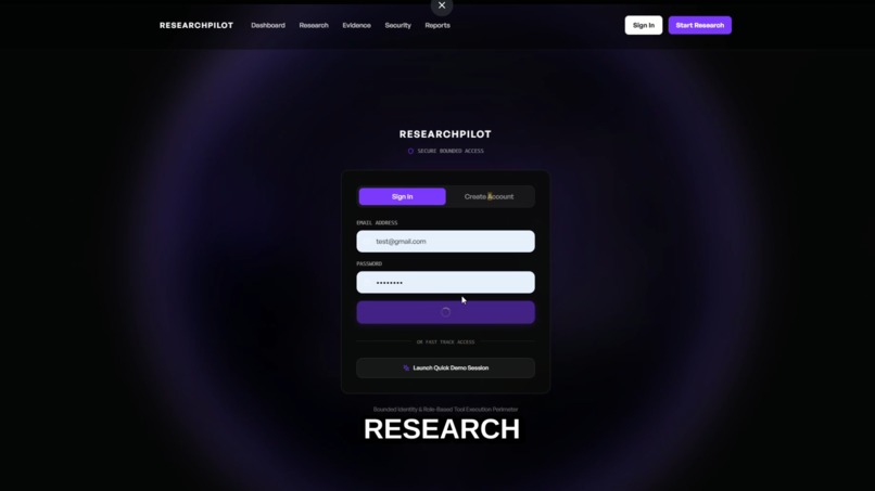 ResearchPilot  – screenshot 1
