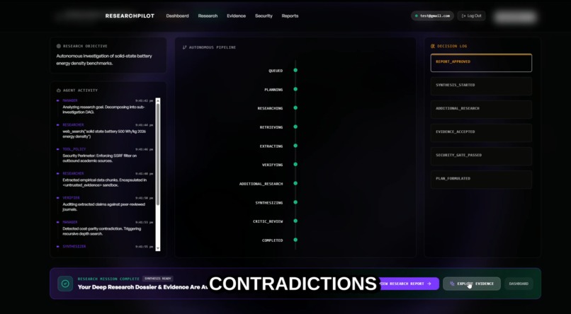 ResearchPilot  – screenshot 2