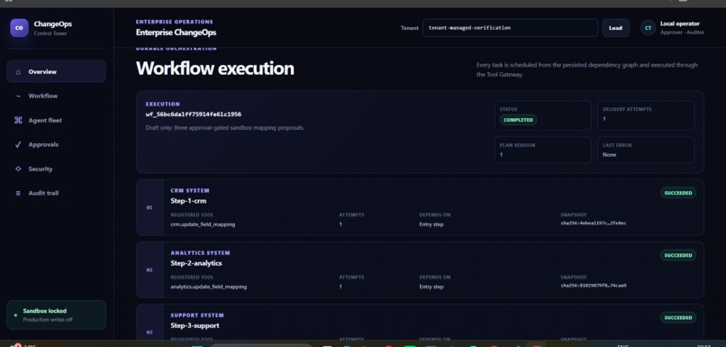 Enterprise ChangeOps – screenshot 3