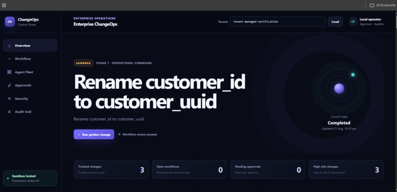 Enterprise ChangeOps – screenshot 4