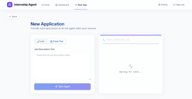 Google ATAH Internship Agent – screenshot 1