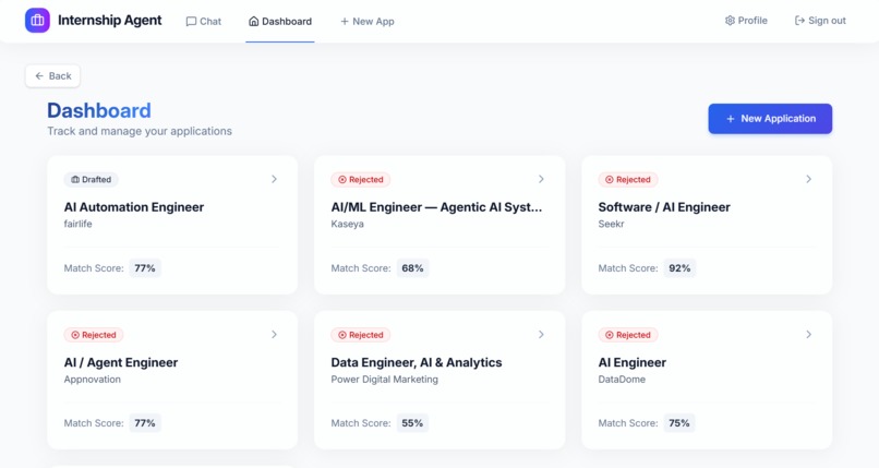 Google ATAH Internship Agent – screenshot 3