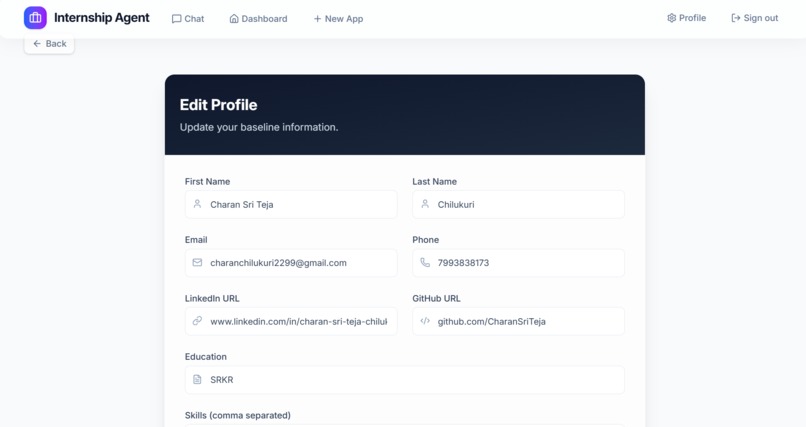 Google ATAH Internship Agent – screenshot 4