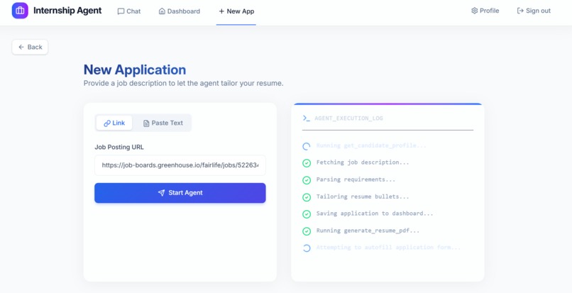 Google ATAH Internship Agent – screenshot 7