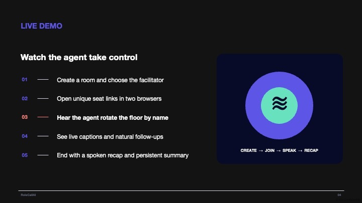 RoleCall Voice AI – screenshot 10