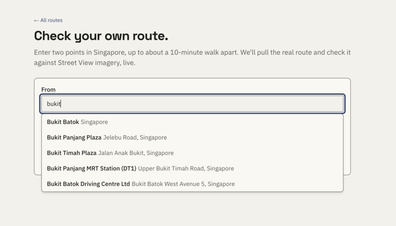 AccessRoute – screenshot 2