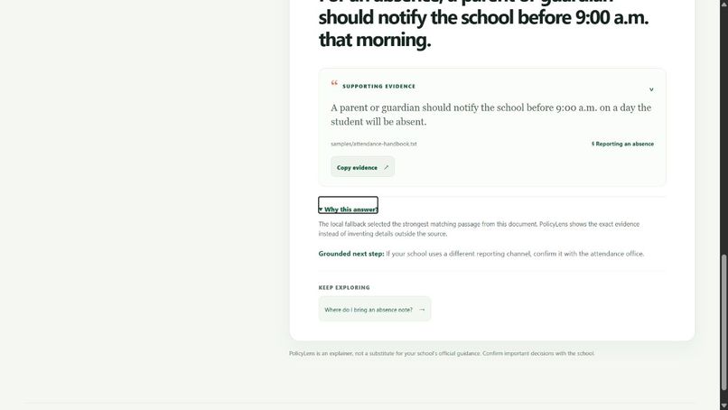 PolicyLens – screenshot 3
