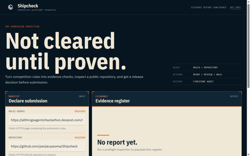 Shipcheck – screenshot 2