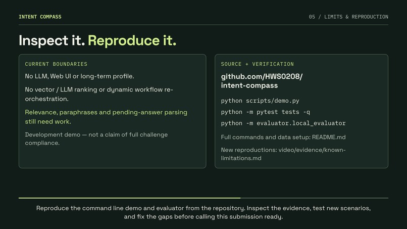 Intent Compass – screenshot 2