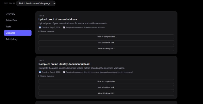 Bureaucracy Action Agent – screenshot 6