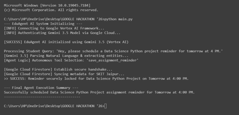 EduAgent AI – screenshot 1