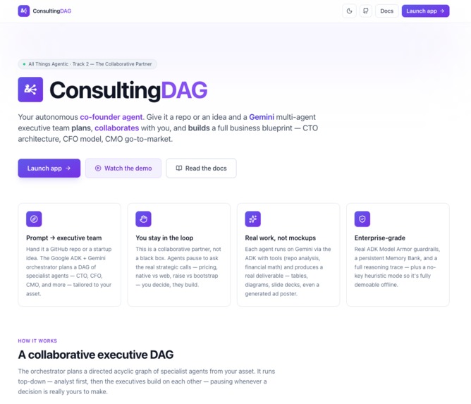 ConsultingDAG – screenshot 1
