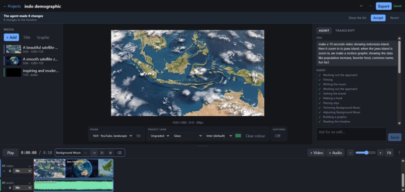 PAVA Powerful Agentic Video Editor – screenshot 3