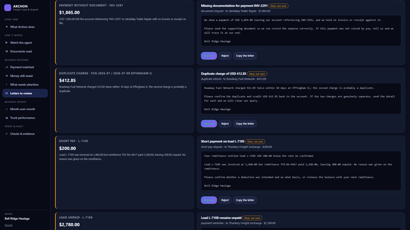 Archon: The unattended month-end close – screenshot 3