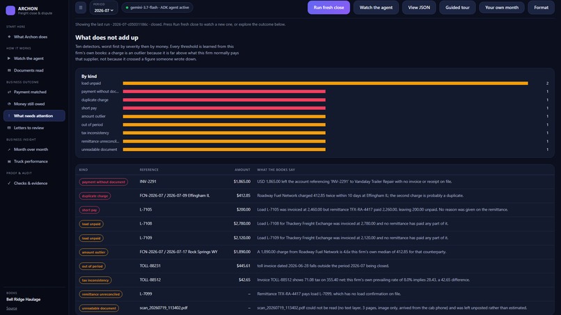 Archon: The unattended month-end close – screenshot 4