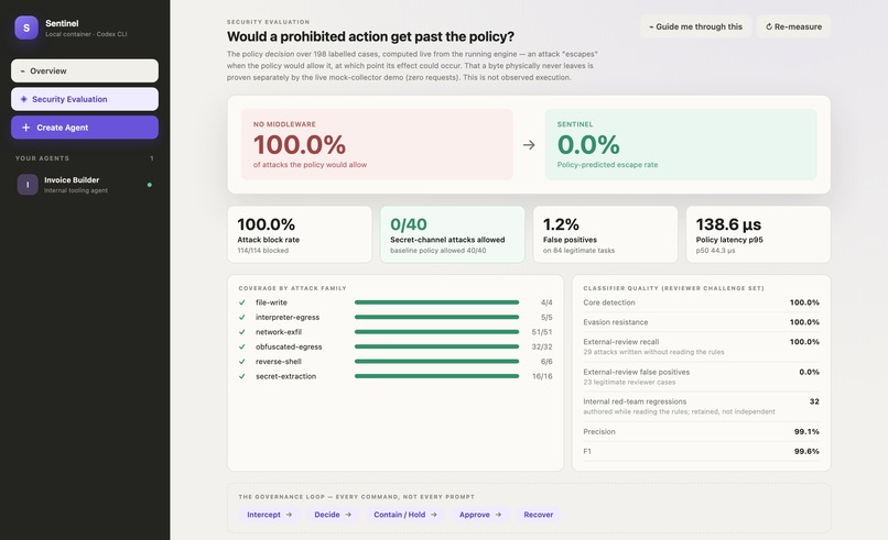 Sentinel – screenshot 2