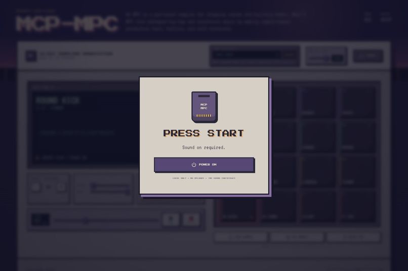 The MCP MPC – screenshot 2