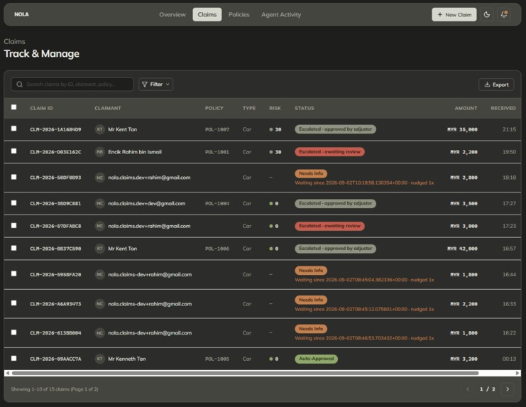 NOLA – screenshot 2